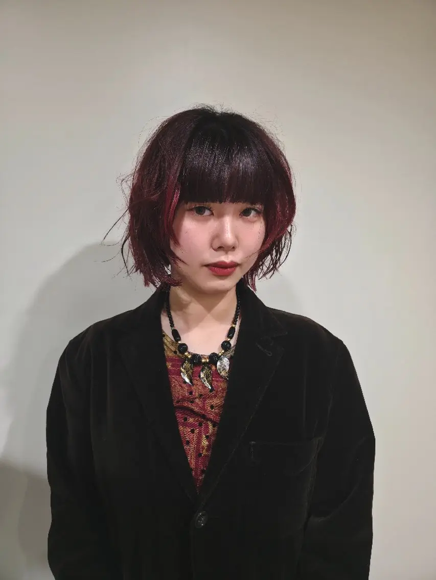 ミディアム カラー ブリーチ インナーカラー 髪質改善 縮毛矯正 カット ヘアカラー トリートメント OMA/ カタギシのヘアスタイル