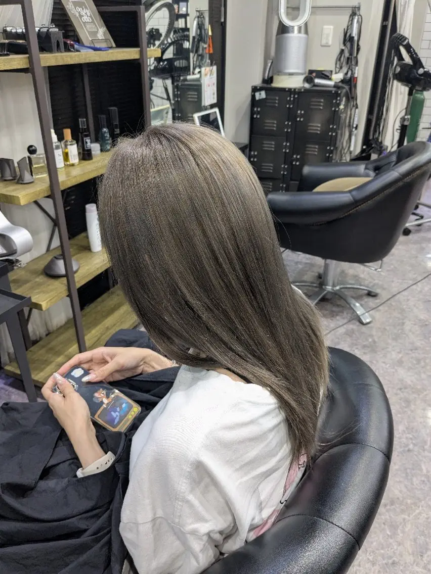 カラー 多田 遥香のヘアスタイル