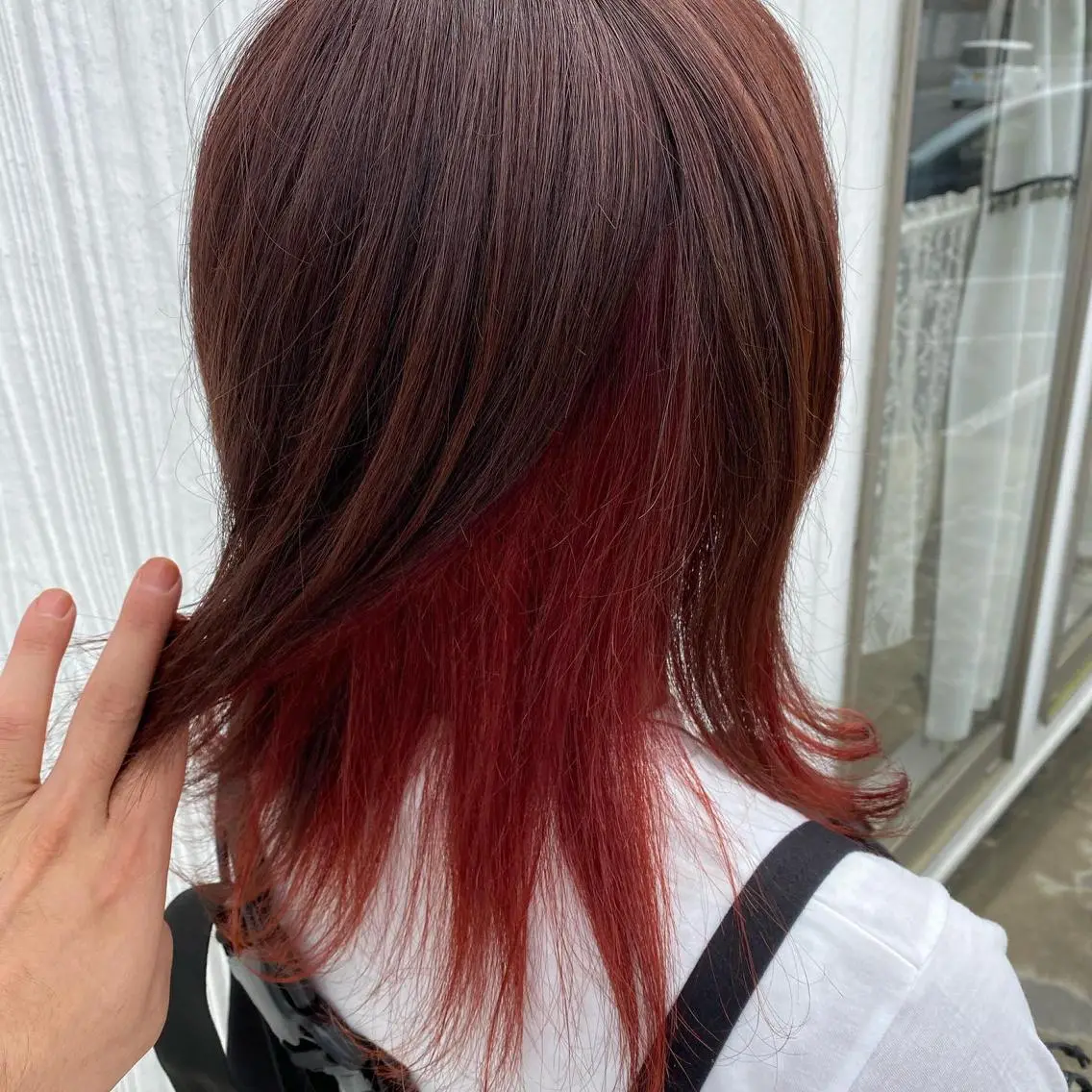 ミディアム 石川 信英のヘアスタイル