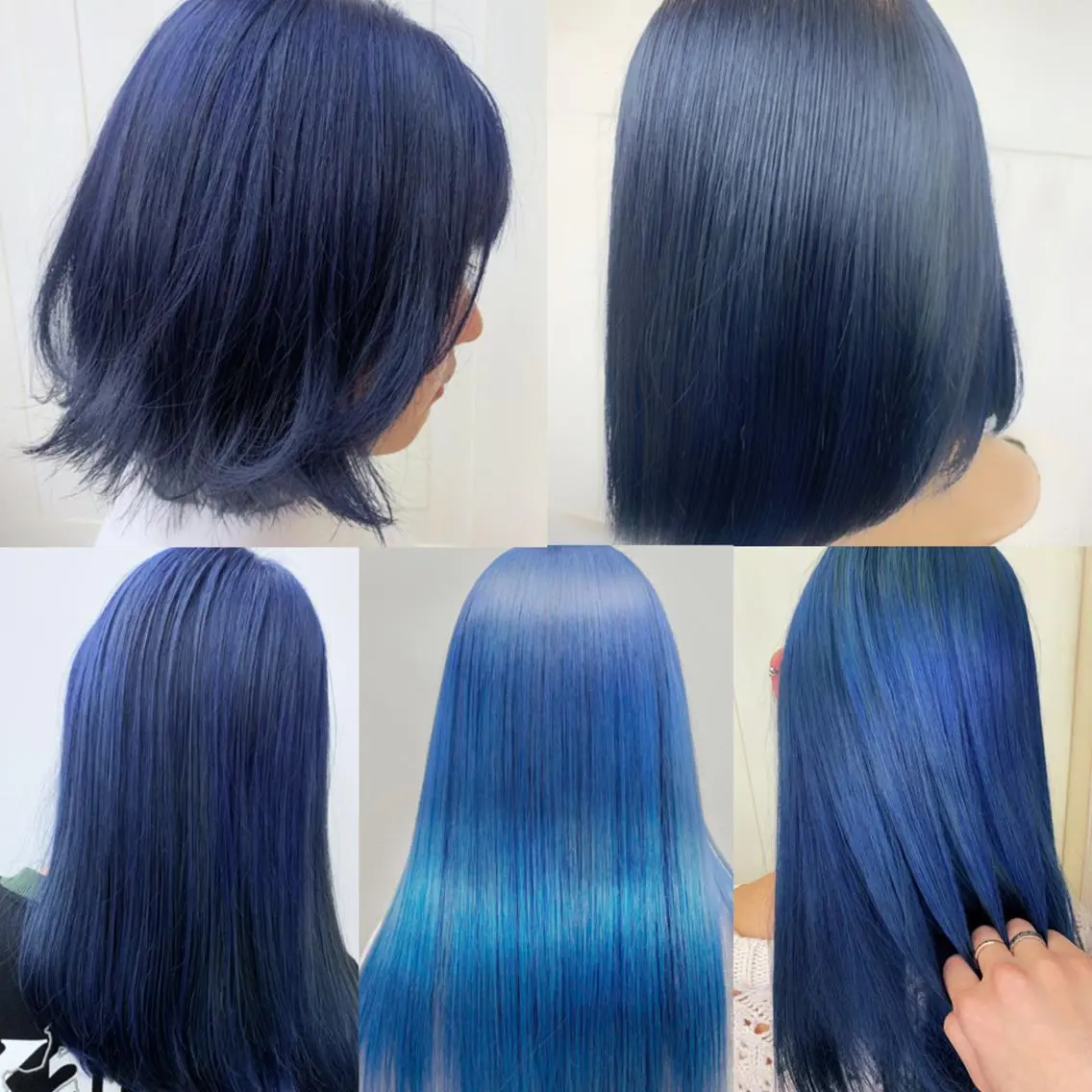 ミディアム パーマ カラー ミディアムパーマ アディクシーカラー アッシュ バレイヤージュ ミストバング カット ヘアカラー トリートメント 初めでも安心🌟 newi町田✂のヘアスタイル