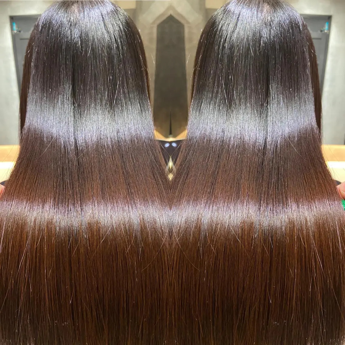 ロング トリートメント 酸熱トリートメント カット 縮毛矯正 トリートメント ツバサ 髪質改善のヘアスタイル