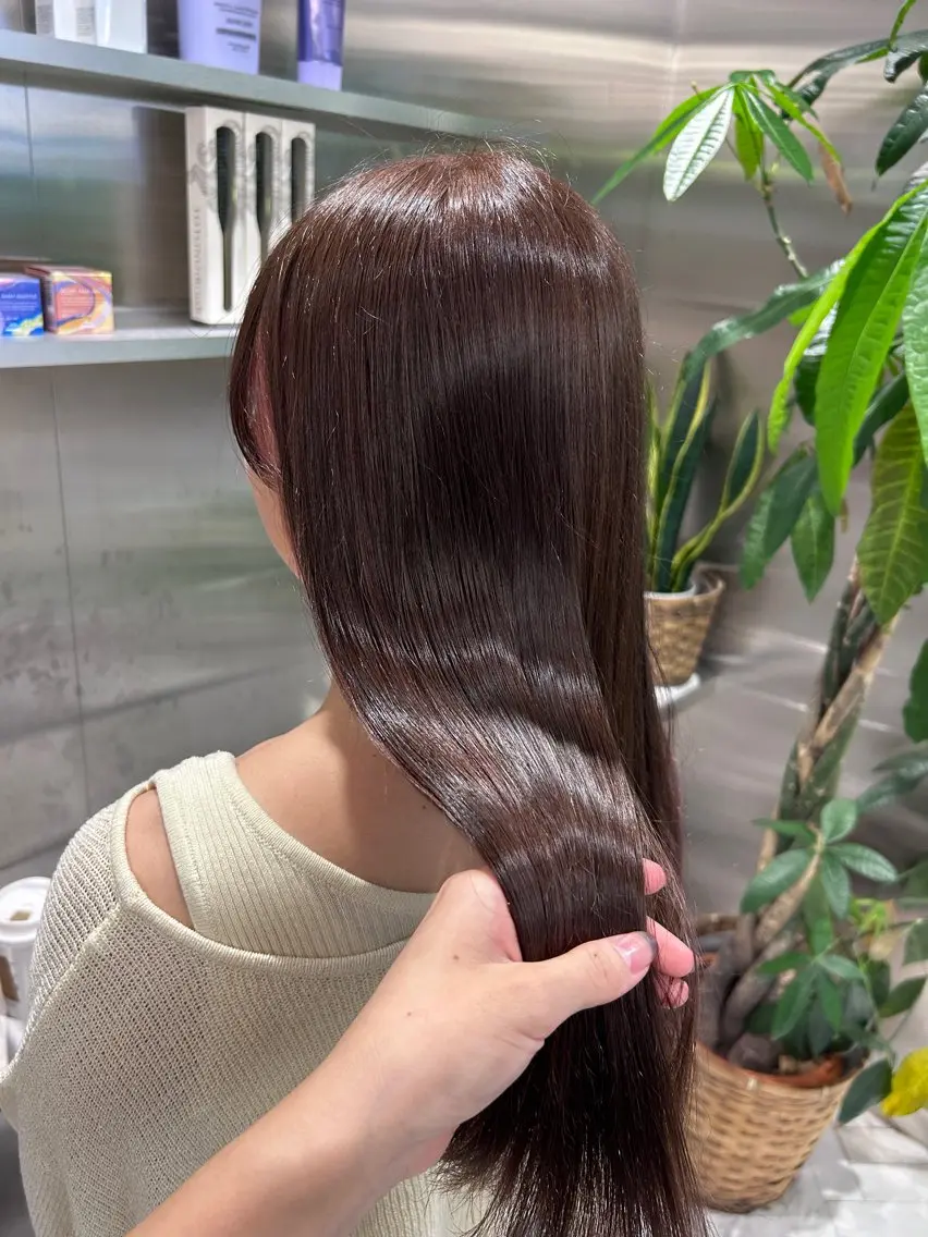 ロング カラー ヘアカラー トリートメント 縮毛矯正/ アイリスト/ゆきなのヘアスタイル