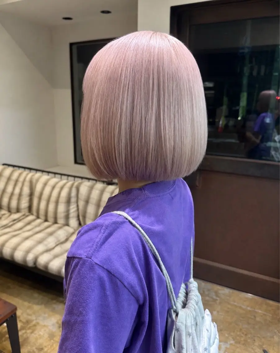 カラー ヘアカラー en:s/新潟/万代 *.+ﾟhinakoのヘアスタイル
