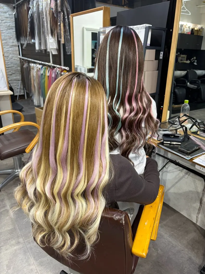 セミロング エクステ ⭐️U-topia ⭐️和泉田　りさ⭐️のヘアスタイル