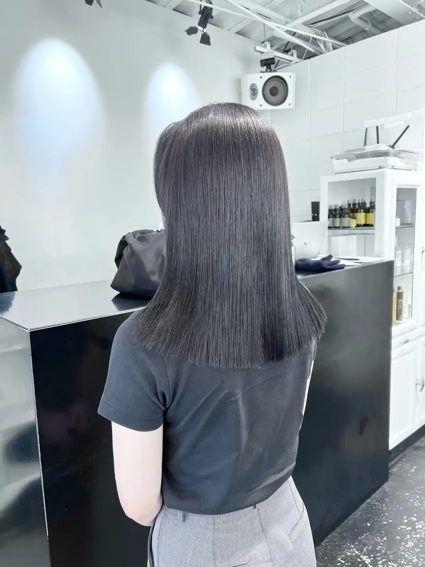 ミディアム カラー カット HARU//原宿🤍 リピート率NO.1のヘアスタイル