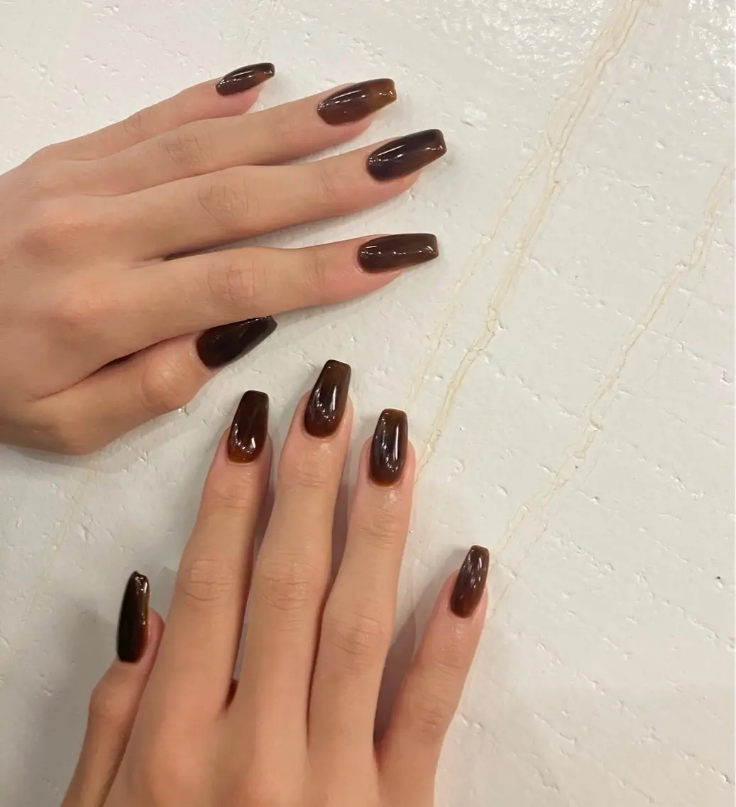 ネイル ブラウン style yumiのネイルデザイン