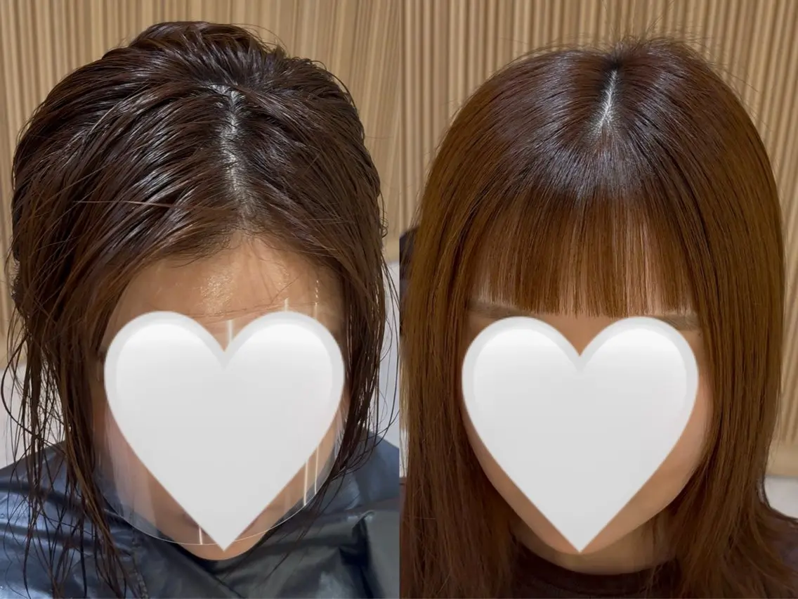 パーマ カット パーマ 縮毛矯正 井上 一青/名古屋 ショート/縮毛矯正のヘアスタイル