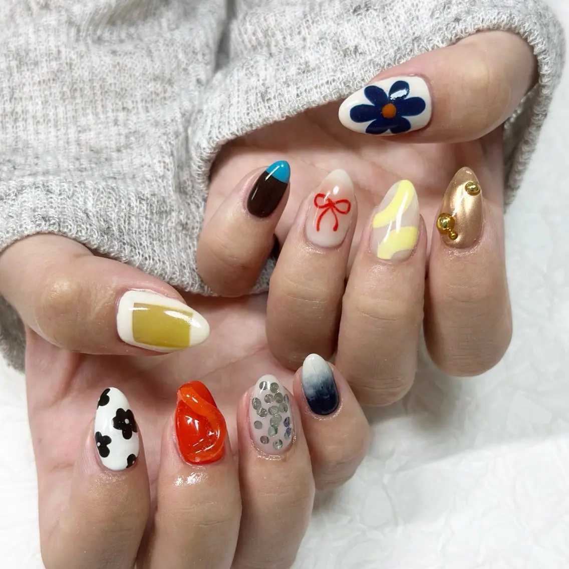ネイル 春ネイル nailist yuiのネイルデザイン