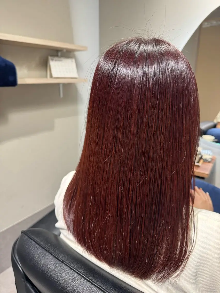 セミロング カット ヘアカラー トリートメント CLUTCHmuk. AIRI/完全個室のヘアスタイル