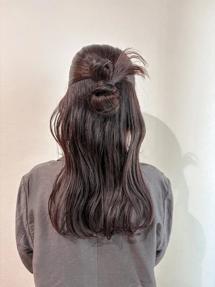 ロング ヘアセット cut／nail ▫️ｲﾁｶ🌻のネイルデザイン