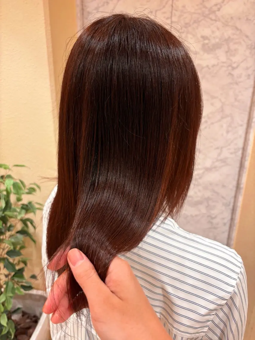 トリートメント 艶カラー/アレンジ 💟すなおのヘアスタイル