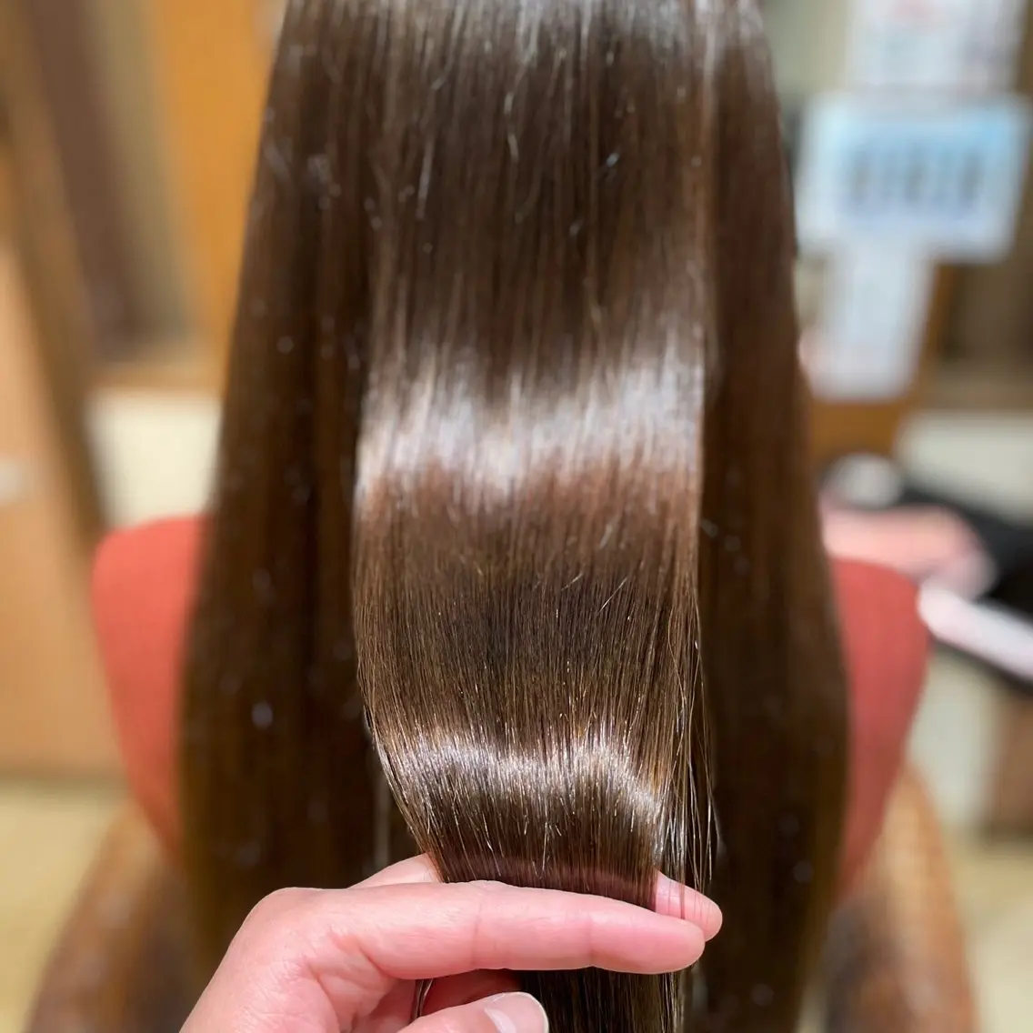 ロング 髪質改善縮毛矯正 美容師✂️山崎竜二のヘアスタイル