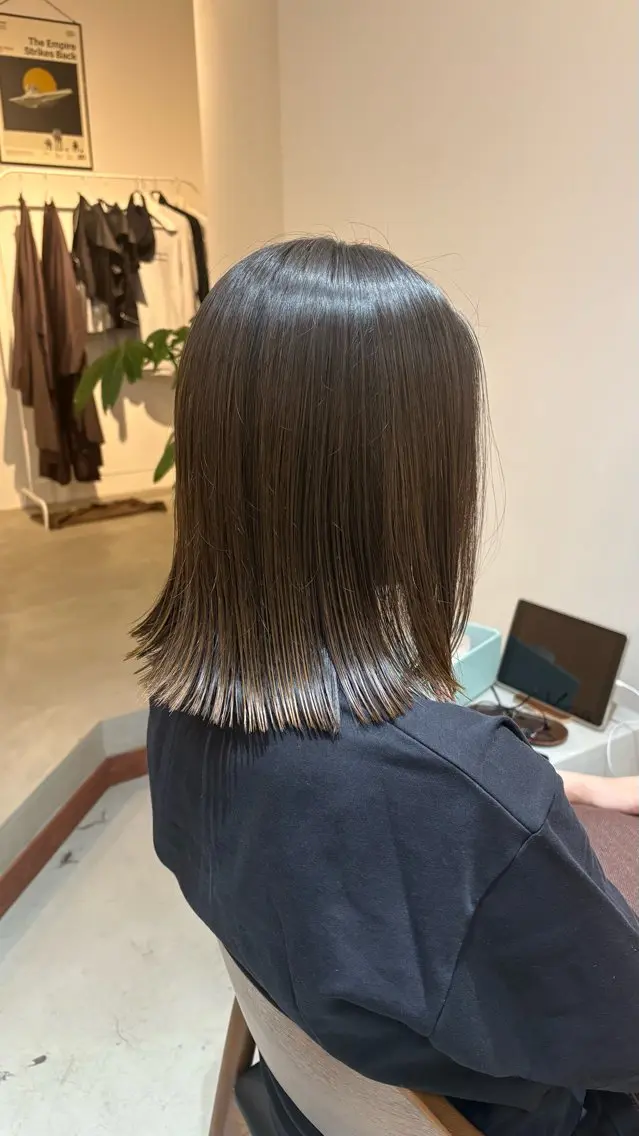 ショート ボブ 外ハネヘア ボブ/レイヤー /河内温太のヘアスタイル
