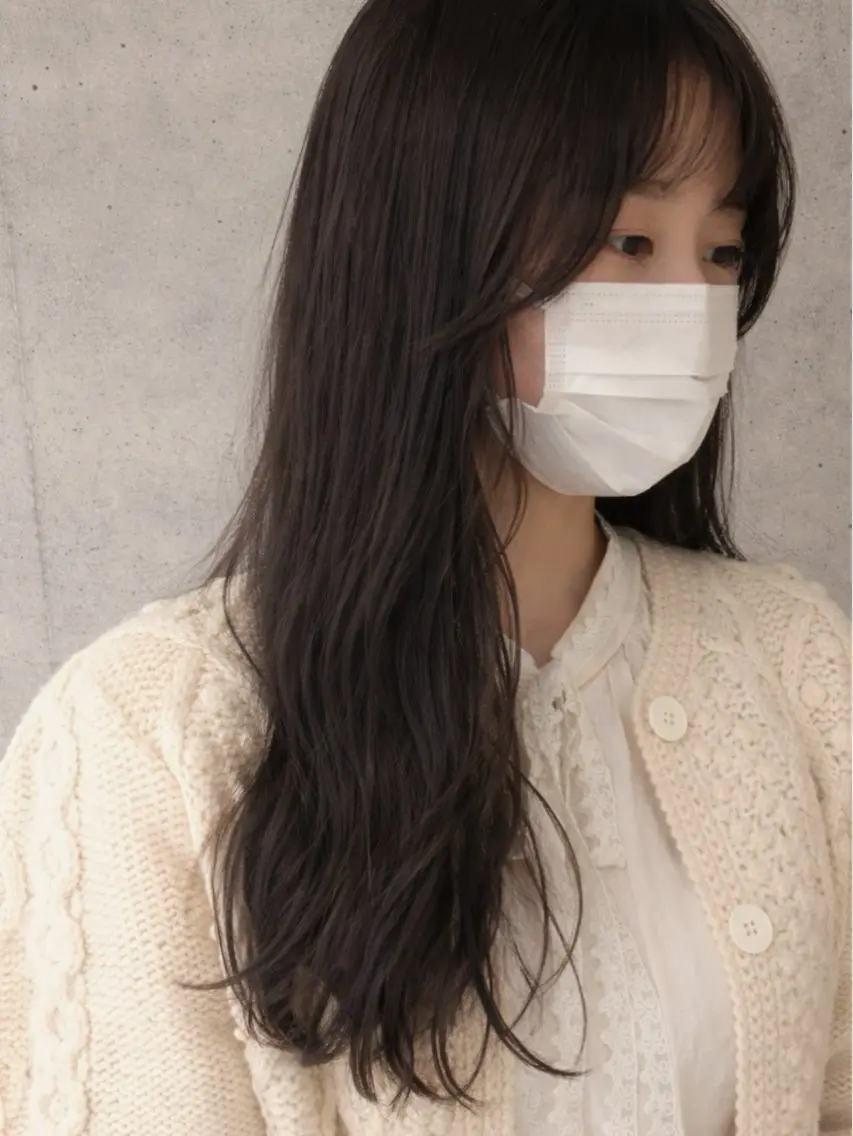 "はげない"結んでも整う 顔まわりカットの写真