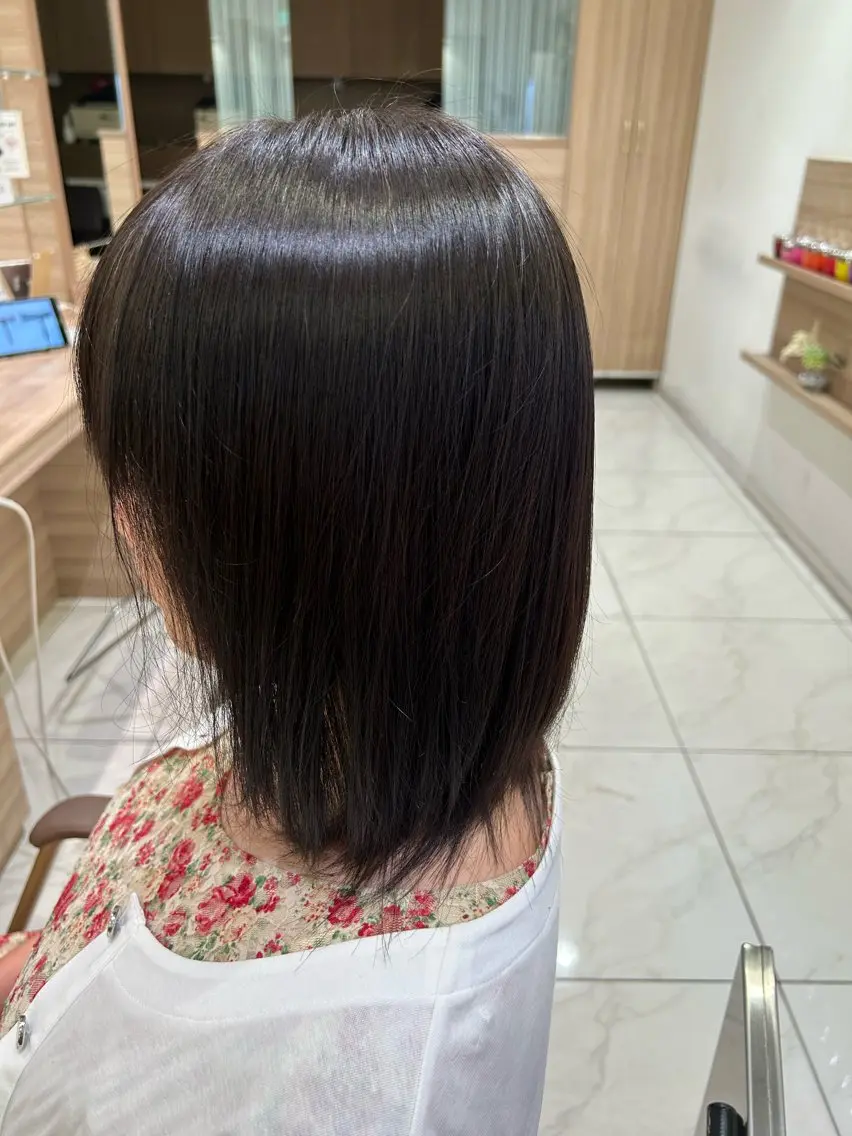 ミディアム 小平 悠人のヘアスタイル