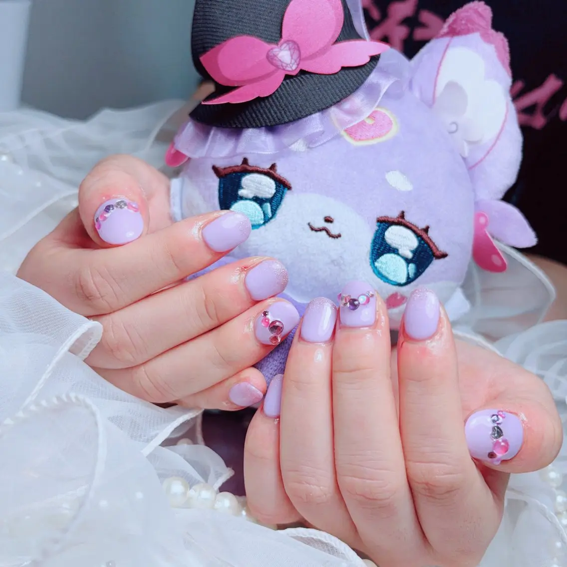ネイル フットネイル 韓国ネイル マグネットネイル ワンカラーネイル 夏ネイル Nailsalon Spina 琴美のマツエク・マツパデザイン