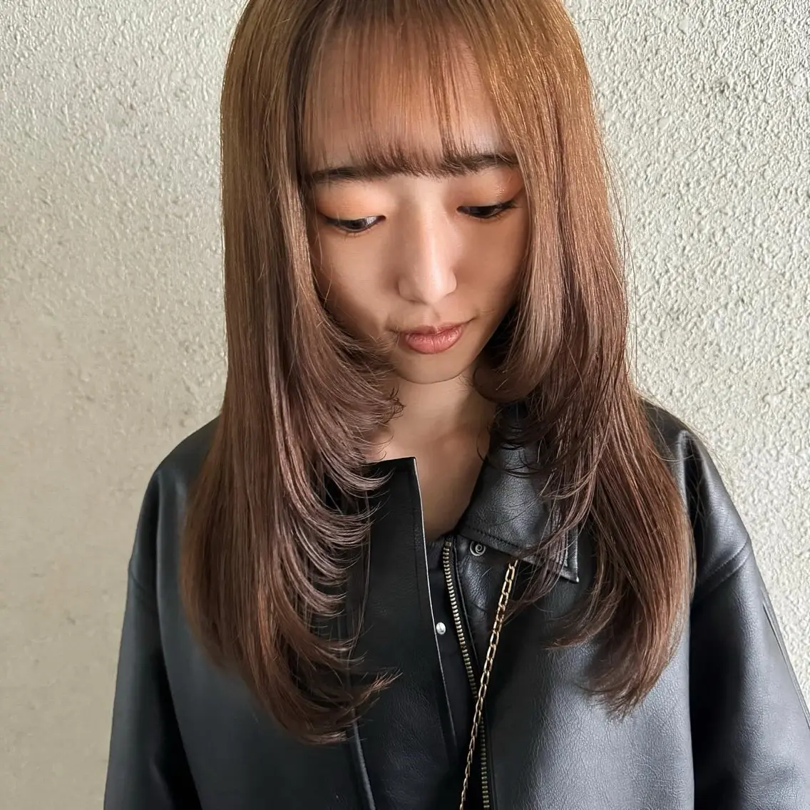 ミディアム カラー 中川 竜誠のヘアスタイル