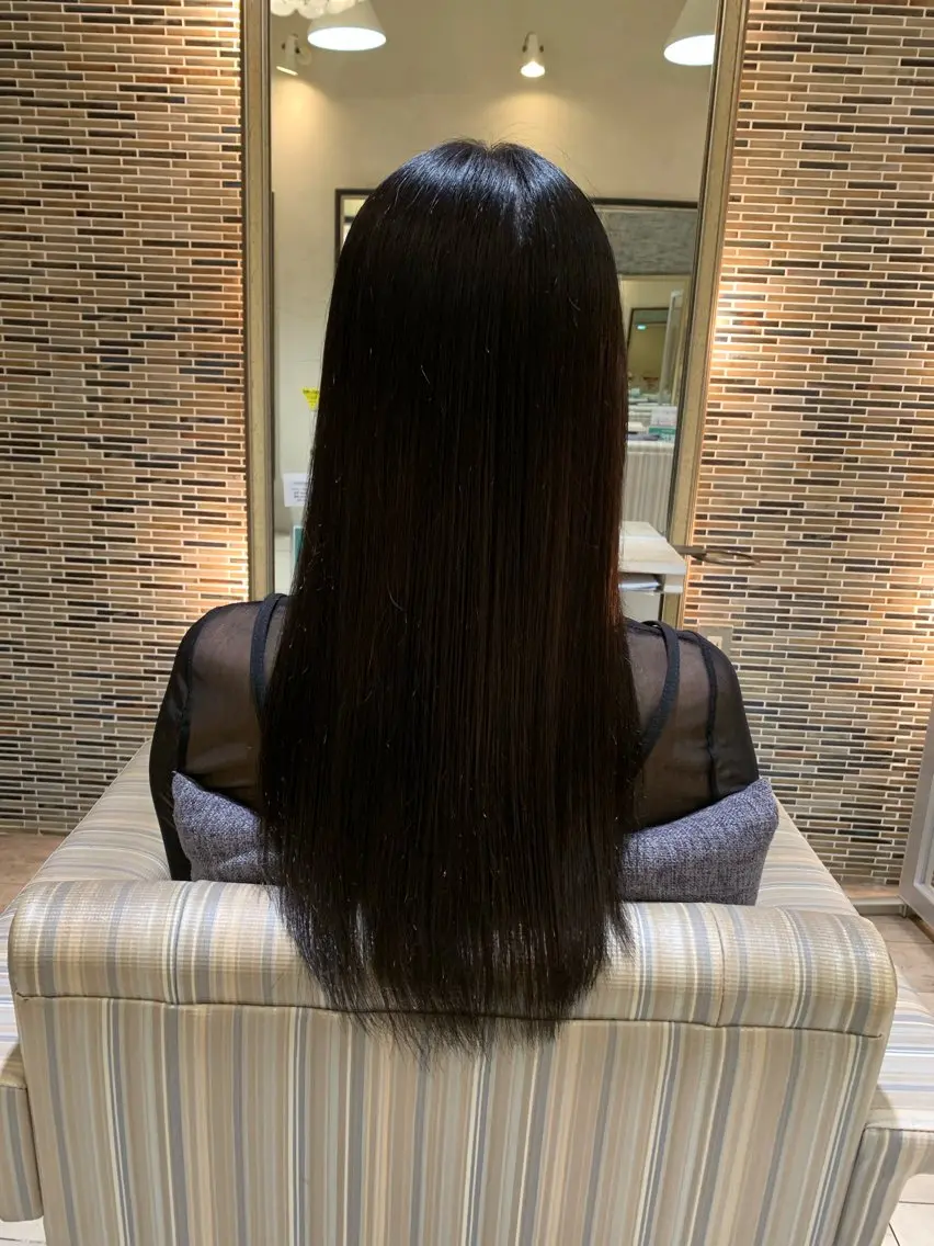 ロング ヘアカラー ぱく みやんのヘアスタイル