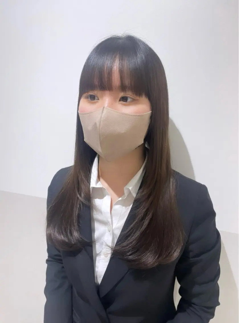 ロング 顔周りカット 髪質改善 レイヤーカット ロング トリートメント 髪質改善✨Zina浦 安/個室🌈YUKIのヘアスタイル