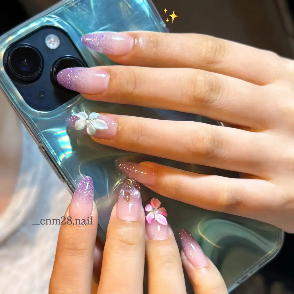 ネイル ハンドネイル Role'crin 💜manakaのネイルデザイン
