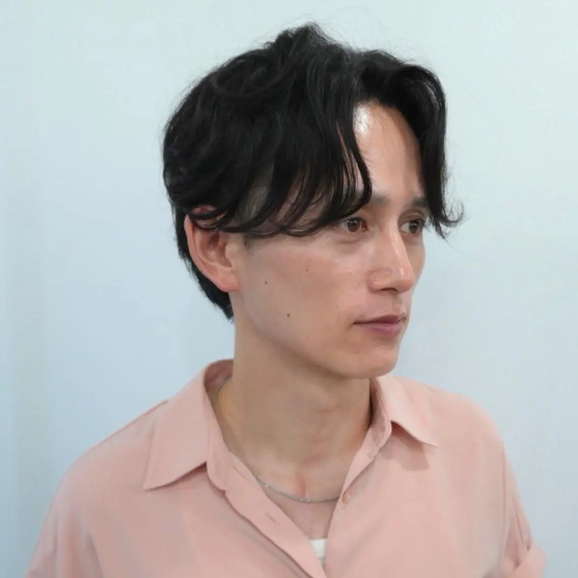 ショート パーマ メンズ ビジネス メンズパーマ 小顔カット ❇️安達 優心❇️ レイヤー/艶髪特化のヘアスタイル