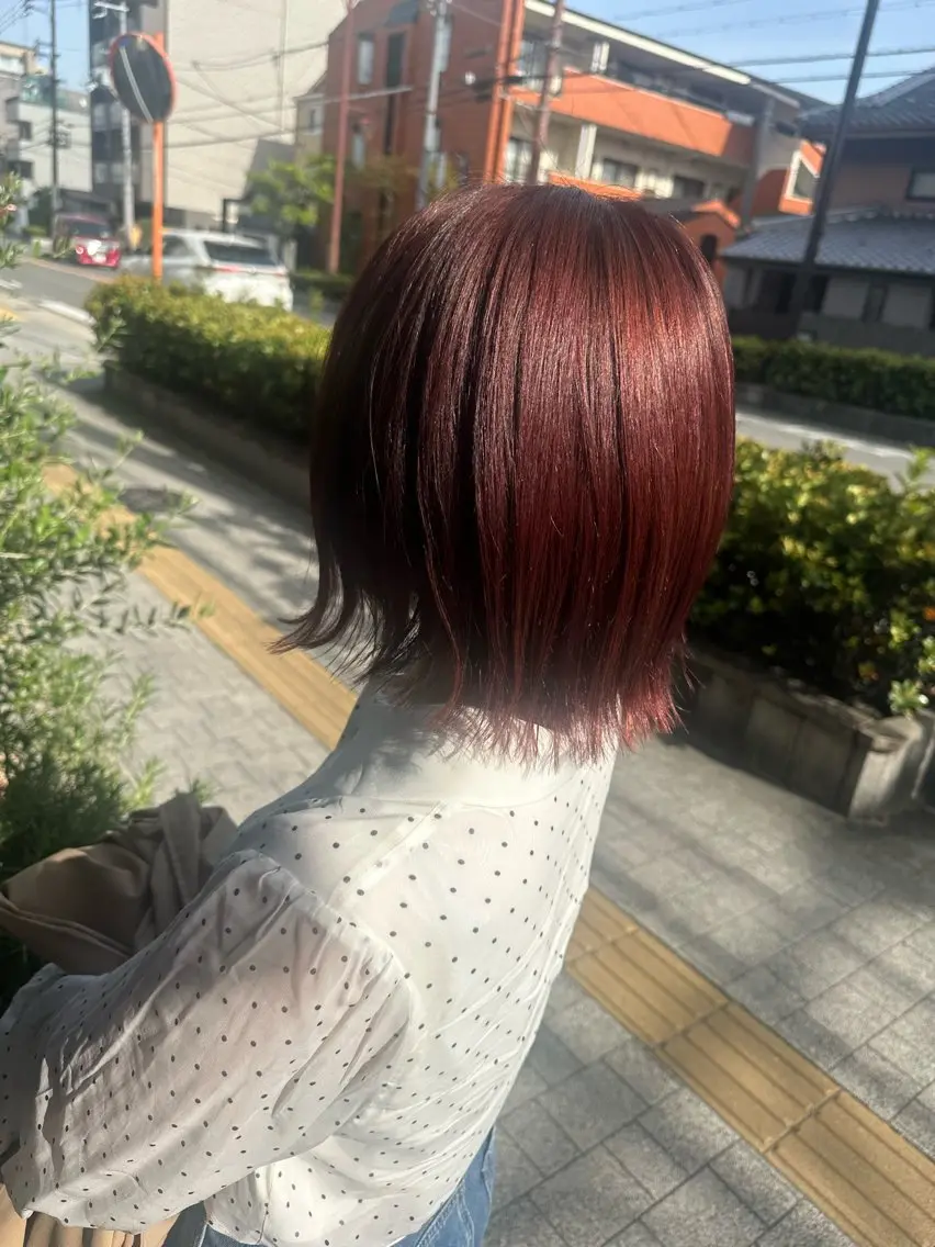 カラー 保井 実奈美のヘアスタイル
