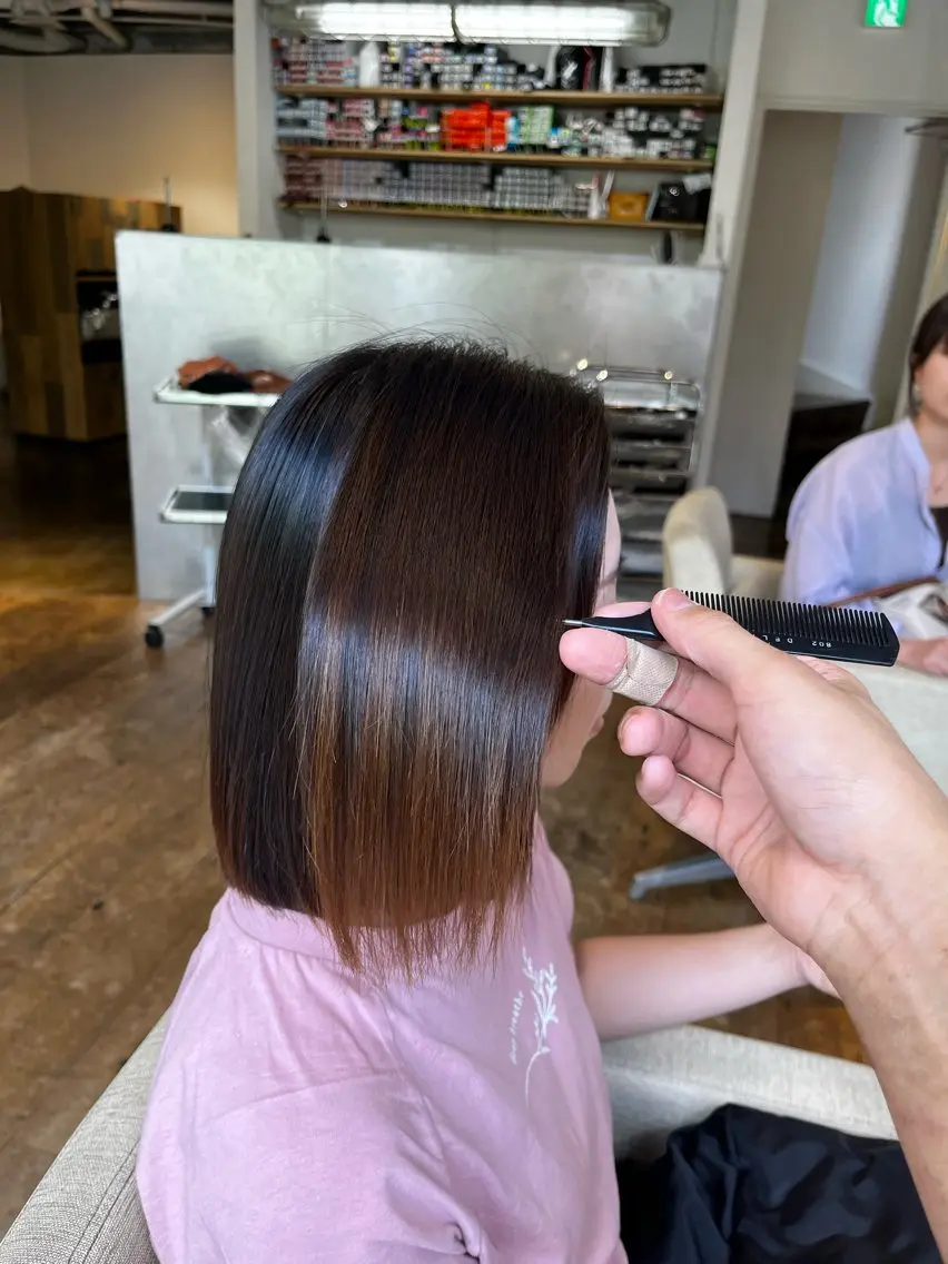 セミロング 似合わせレイヤー✄﻿ ヨシノ マサキのヘアスタイル