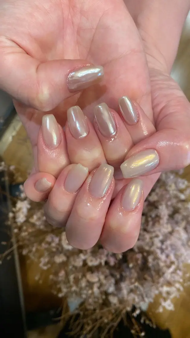 ネイル ハンドネイル crystal ⭐︎ colorのネイルデザイン
