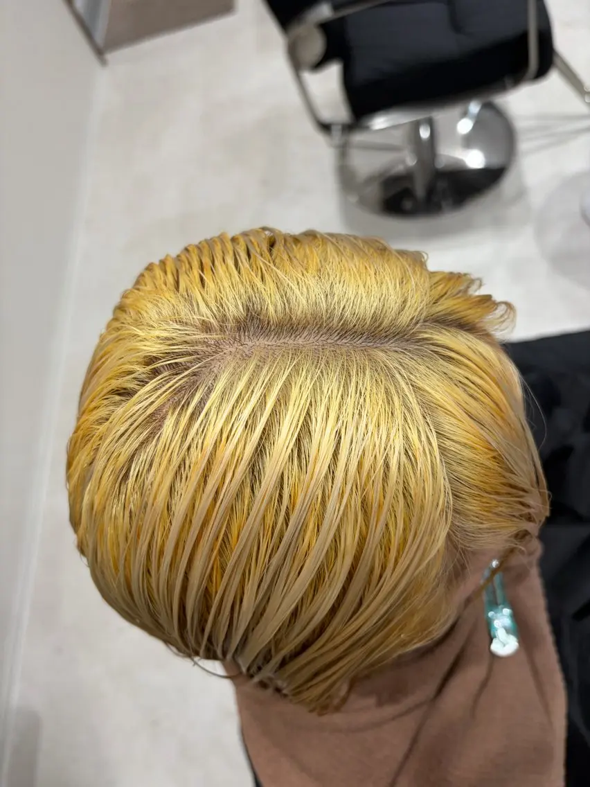 ショート カラー ヘアカラー COSMOS💫 千穂のヘアスタイル