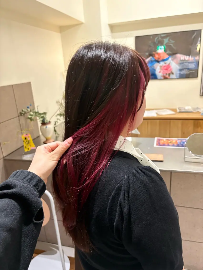 ロング カラー ヘアカラー natsuki /HUIのヘアスタイル