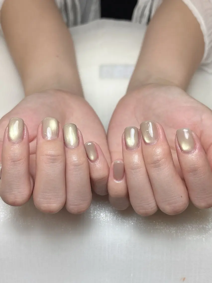 ネイル シンプルネイル ハンドネイル 心花 𝜗𝜚 西川口Nailのネイルデザイン