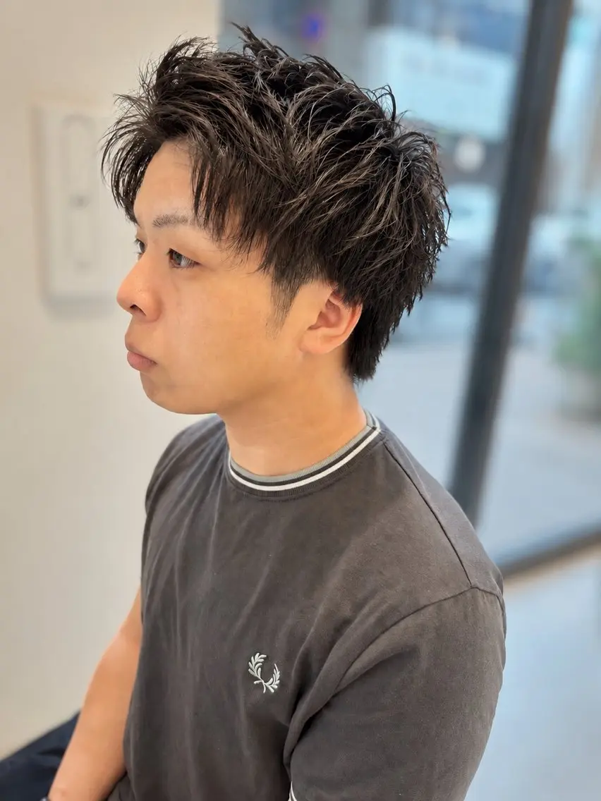 ショート メンズ カット イシカワ ユウタのヘアスタイル