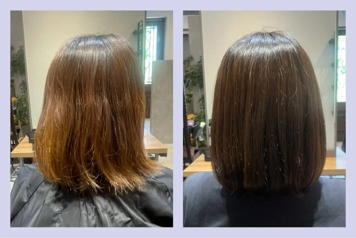 ミディアム カラー ブラウンカラー ナチュラルブラウン トリートメント ヘアカラー 藤本遙/メンズカット /カラー🌟のヘアスタイル