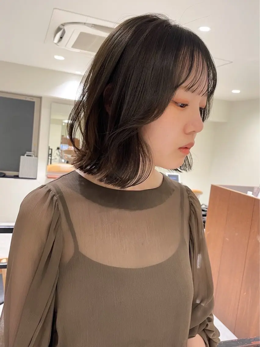 ワンカラー+カット+トリートメントの写真
