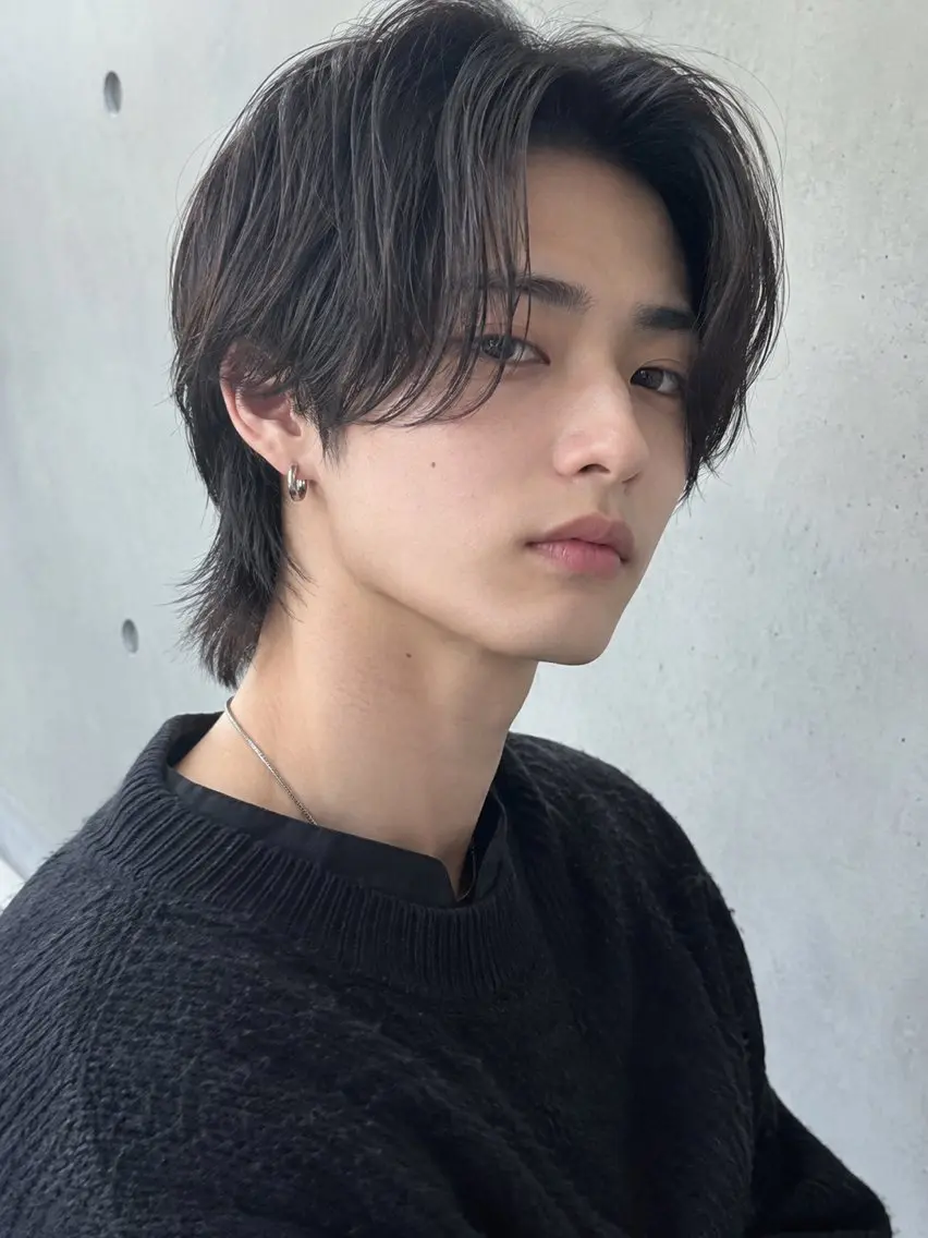 【カットモデル募集】ミディアムセンターパート|試験モデル✂️(試験の為無料)の写真