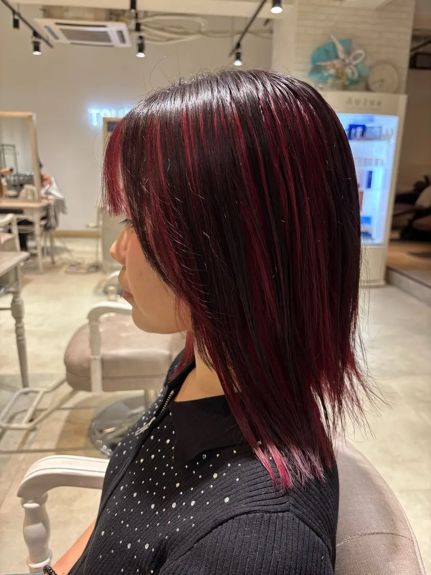 カラー ヘアカラー 日高 拓磨のヘアスタイル