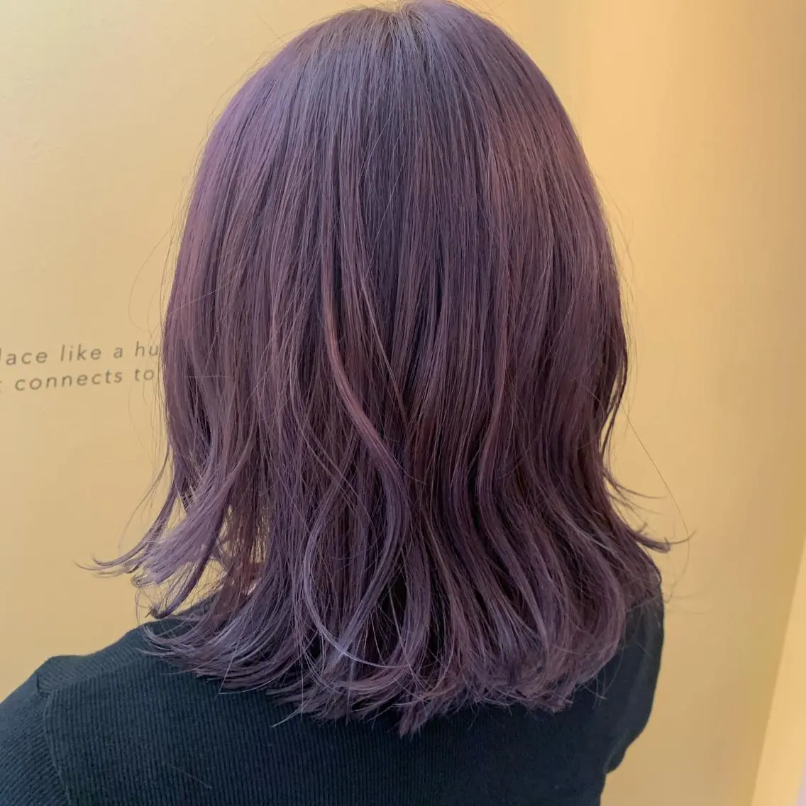 ミディアム カラー カット ヘアカラー トリートメント hubhair レイヤー/透明感のヘアスタイル
