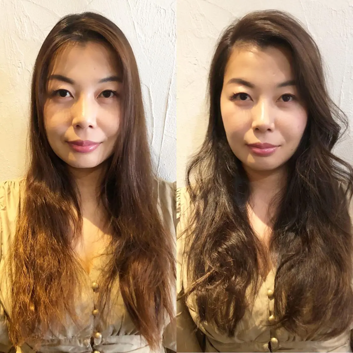 ロング 髪質改善縮毛矯正 専門店のヘアスタイル