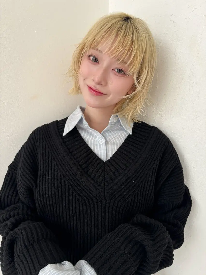 カラー 薄井 稜太のヘアスタイル