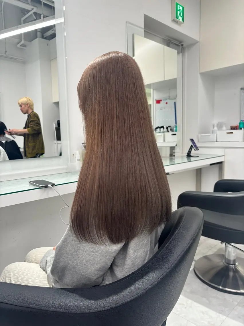 ロング カラー 💖ミルクティー💖 あかり💖のヘアスタイル