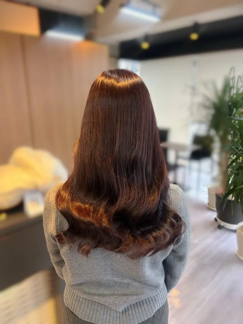 ロング ヘアカラー arika ninaのヘアスタイル