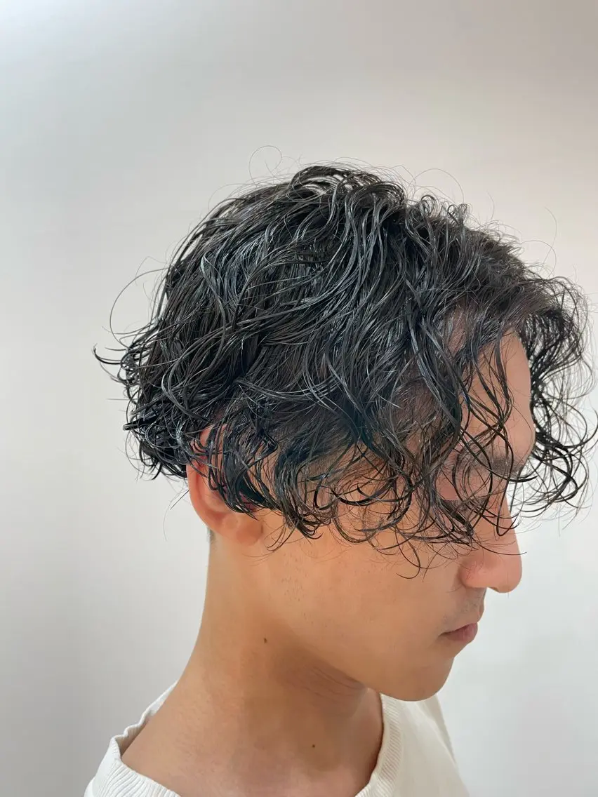 ショート パーマ メンズ YU KIのヘアスタイル