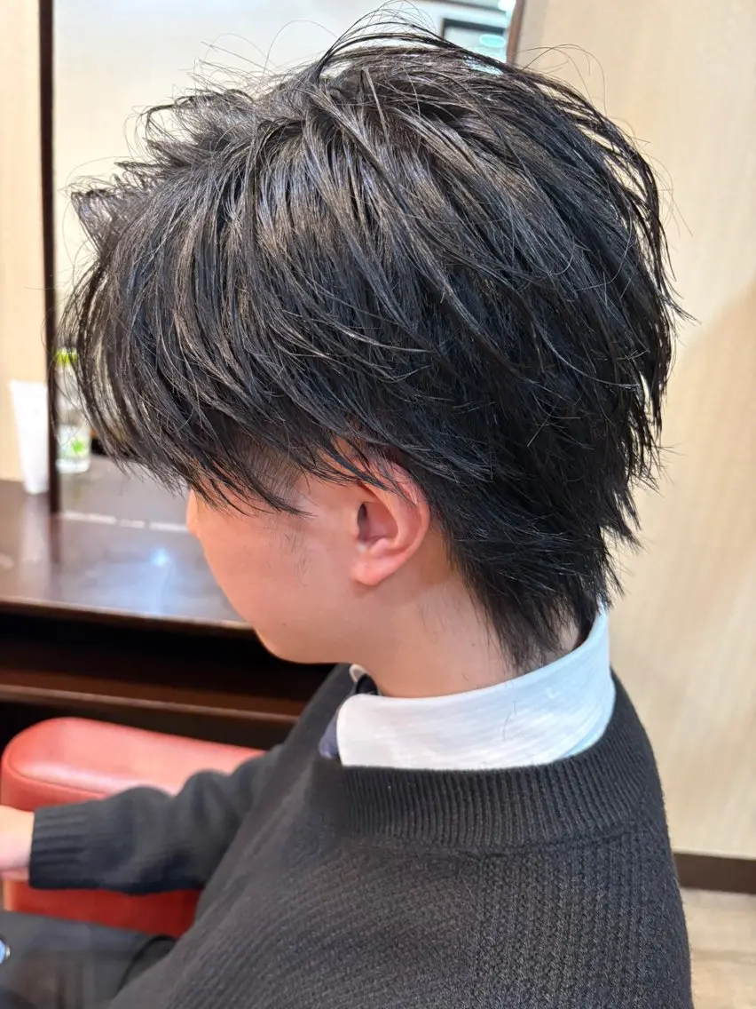ショート パーマ メンズ 中野 一哉のヘアスタイル