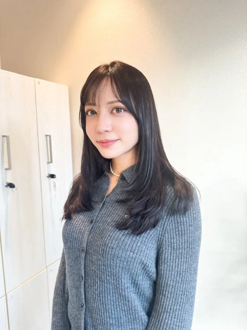 ロング カラー カット ヘアカラー 縮毛矯正 ✂️似合わせの魔術師 石田一樹✂️のヘアスタイル