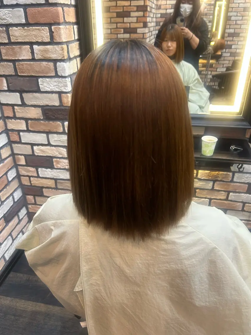 ミディアム カラー INOUE SAKIのヘアスタイル