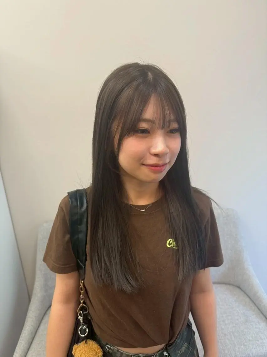 【柔らか質感✨】髪質改善ストレート(自然なまとまり)¥15,000の写真