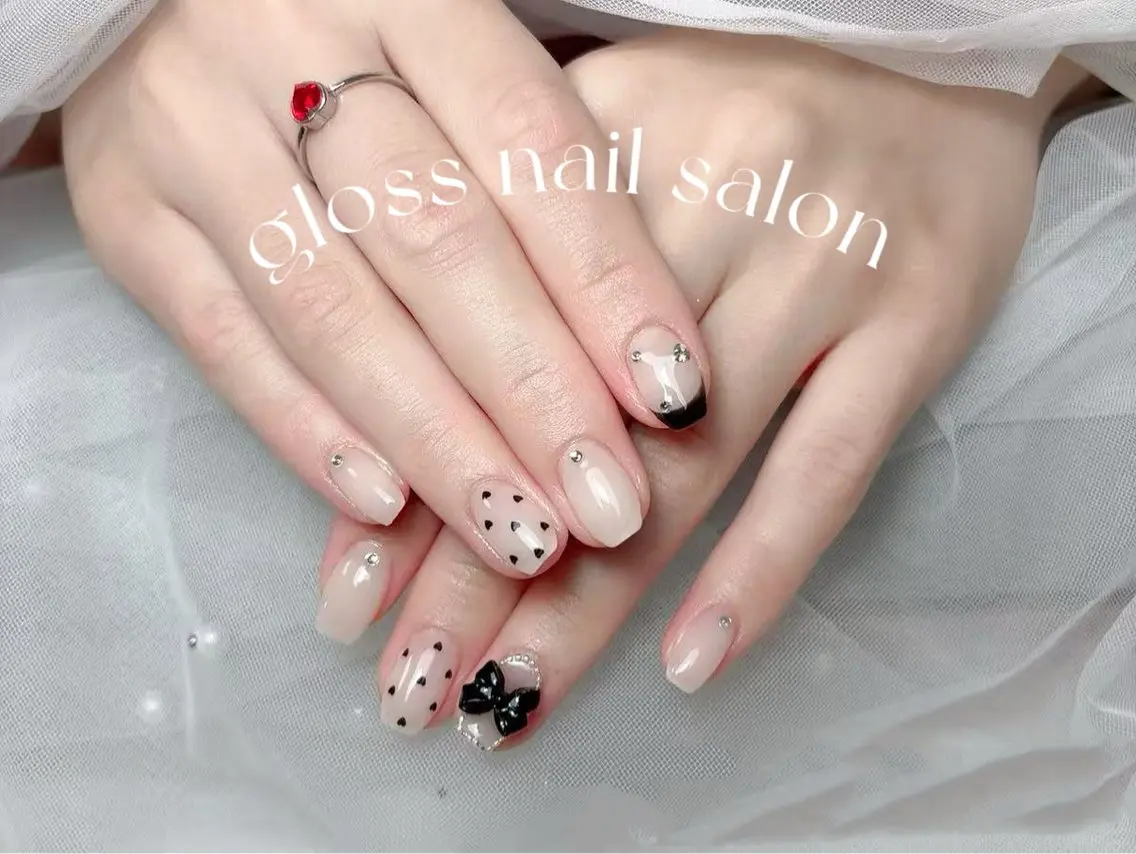 ネイル ハンドネイル ゆり🌷 gloss nailのネイルデザイン