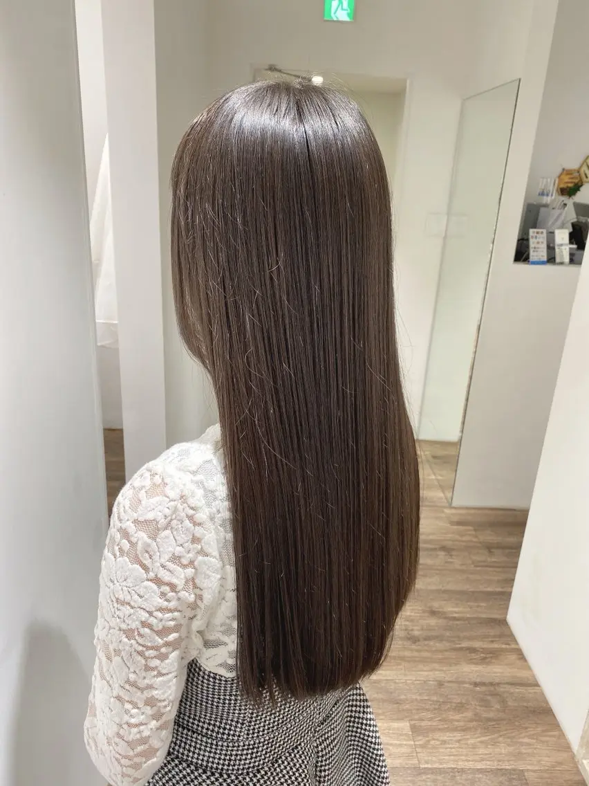 ロング ハイライト⭐️上野 高広のヘアスタイル