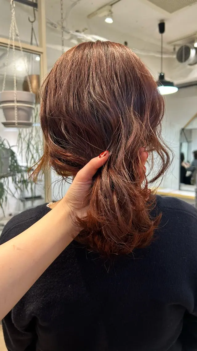 ミディアム カラー ヘアカラー ❕マンツーマン施術❕ 🍊Moemiのヘアスタイル