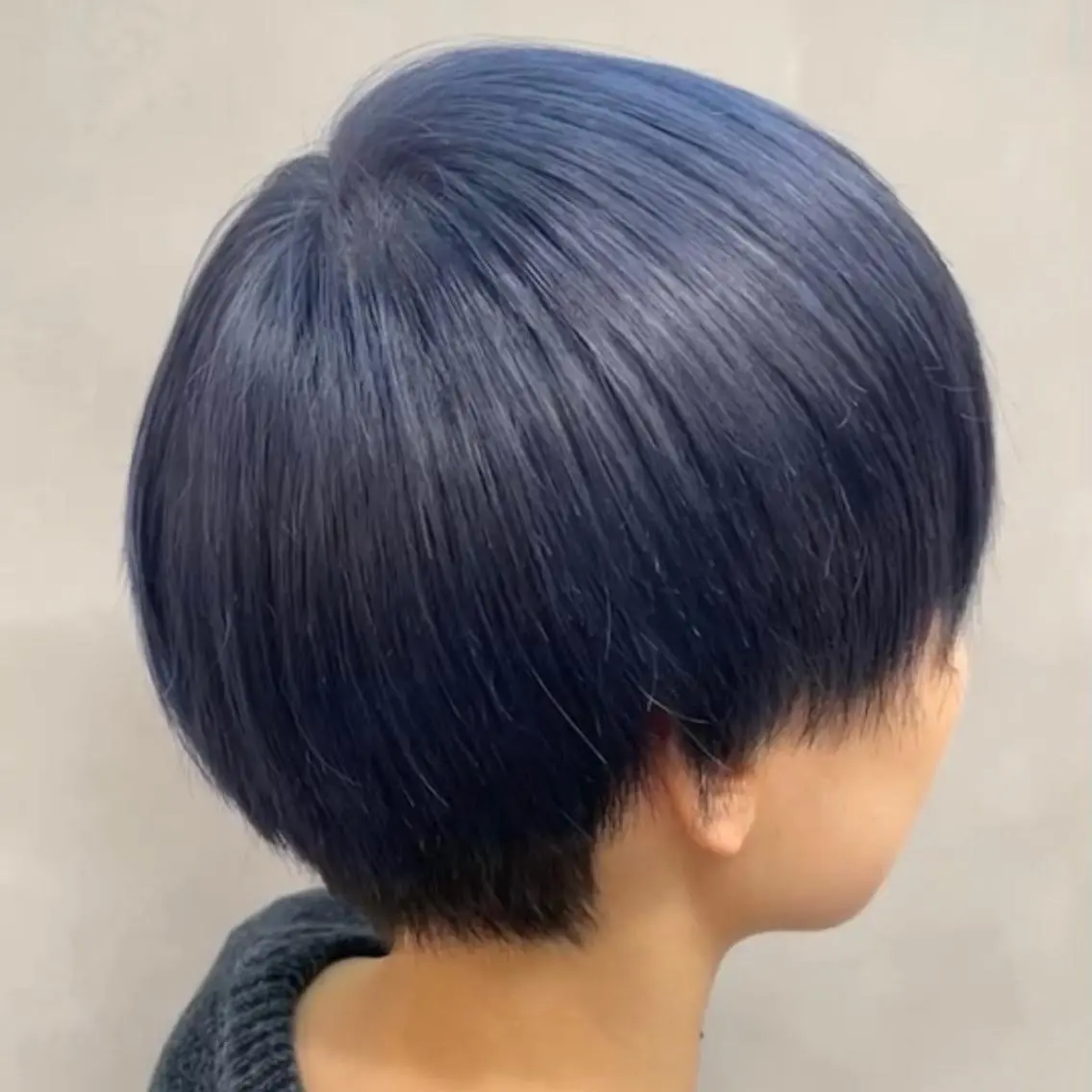 カラー メンズ ブルーカラー ブルーラベンダー ラベンダーカラー 柴山 正人のヘアスタイル
